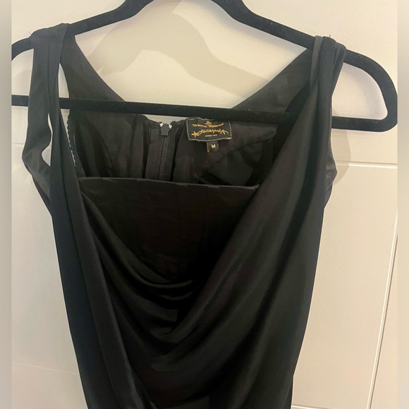 VIVIENNE WESTWOOD Black Draped Christy Corset Top or Micro Mini Dress - Picture 3 of 8